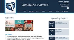 Desktop Screenshot of christiansinaction.us